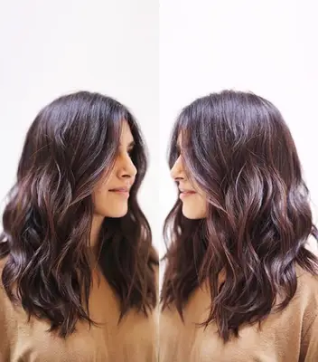 lowlights for brown hair: dimension