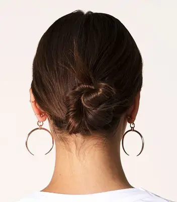 easy buns for long hair