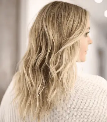 Cool-Toned Balayage Blonde