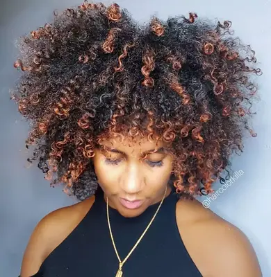 Pumpkin spice peekaboo highlights