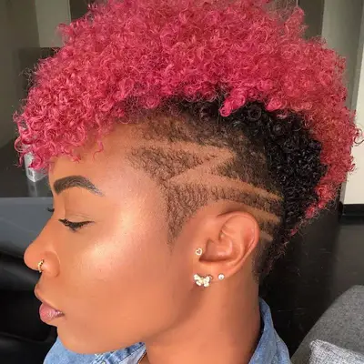 Tapered Haircuts Natural Hair Frohawk
