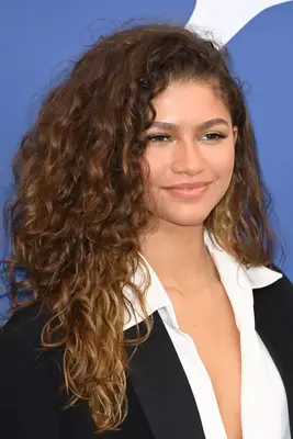 Zendaya with curls
