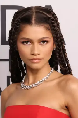 Zendaya in box braids