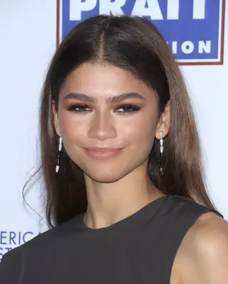 Zendaya with a blowout