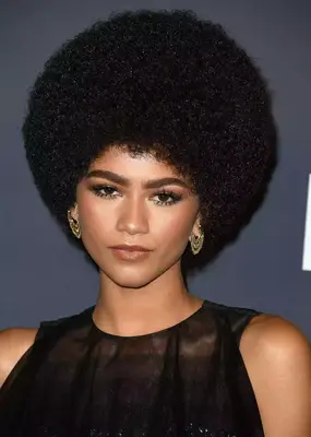 Zendaya afro