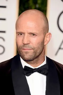 Jason Statham with a buzz cut hairstyle