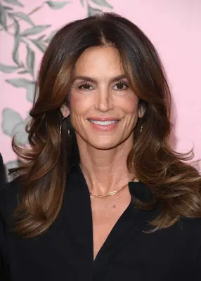 Cindy Crawford with a 90 inspired blowour