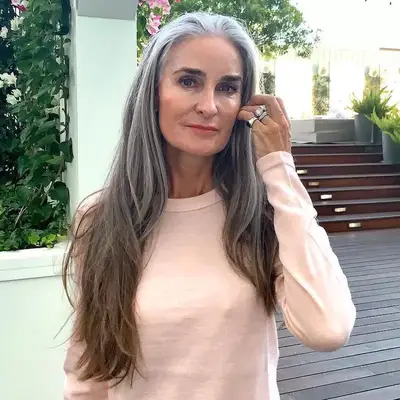 Caroline Labouchere with gray hair