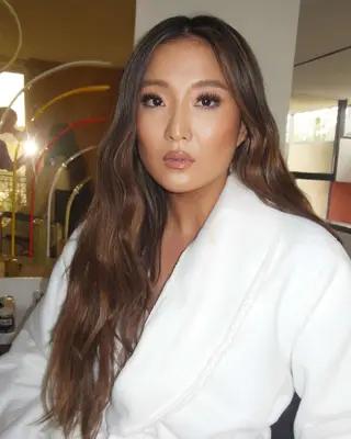 Ashley Parks with highlighted hair