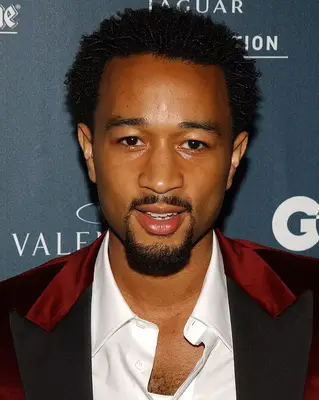 John Legend with a beard and mustache at the 2005 GQ x Jaguar 