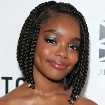 Short Hairstyles for Black Hair Box Braids Marsai Martin