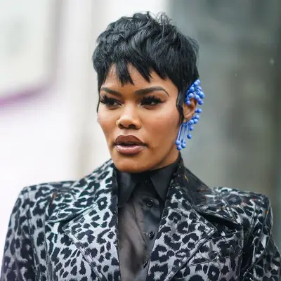Short Hairstyles for Black Hair Straight Fringed Pixie Teyana Taylor