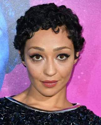 Ruth Negga short, curly crop