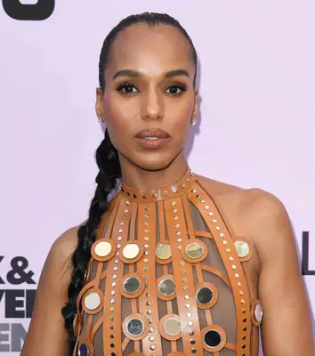Kerry Washington with a slick-back braid at the 2020 Essence Black Women In Hollywood Awards Luncheon in Beverly Hills, California