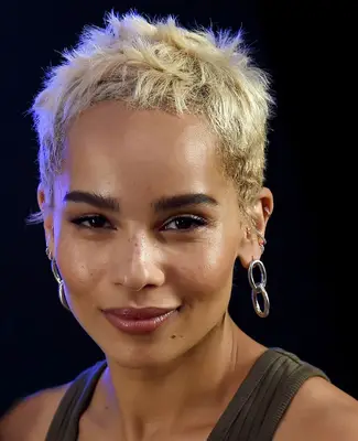 Zoe Kravitz with a pixie cut