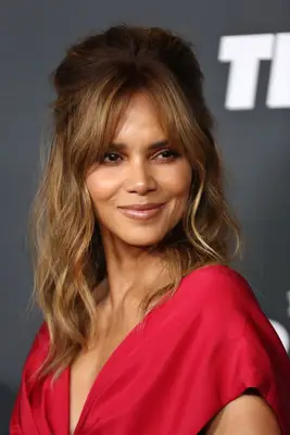 Halle Berry with golden balayage hair at the 2021 Black Cinema and Television celebration in Los Angeles