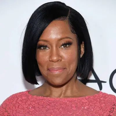 Regina King with a sleek side part bob