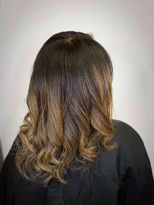 Once smooth and straight, finish your style as desired