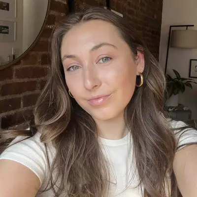 MYM Beauty editor Adelaide Giesey after using Ouai