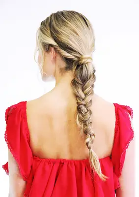 Twisted Messy Fishtail