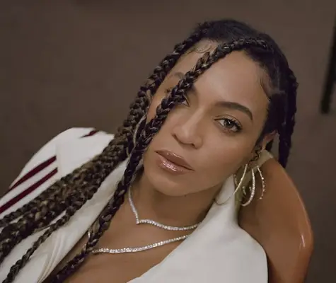 Beyonce in box braids