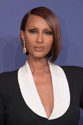 Iman super-sleek bob