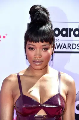 Keke Palmer with above-eyebrow bangs at the 2016 Billboard Music Awards in Las Vegas, Nevada