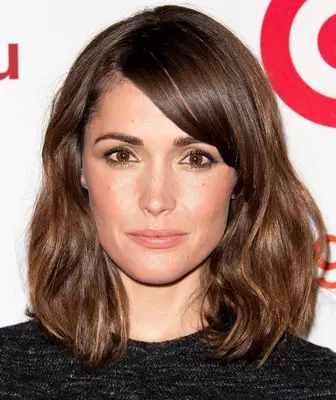 Rose Byrne with side-swept bangs at the 2012 Target 