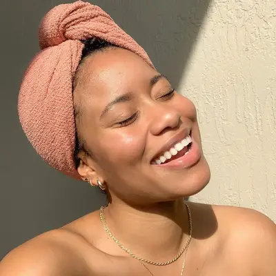 How to Style Naturally Curly Hair Towel