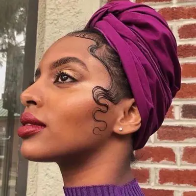 Medium-Length Hairstyles for Black Women Hair Wrap