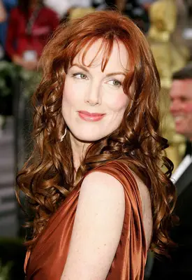 red hair with orange fringe