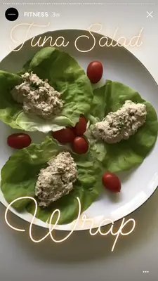 tuna salad wrap