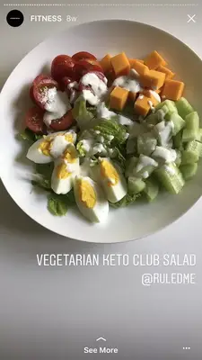 keto club salad