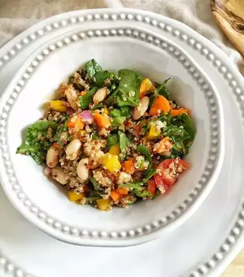 Quinoa Salad - How to Eat Vegan for Cheap