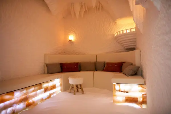 salt cave at a spa