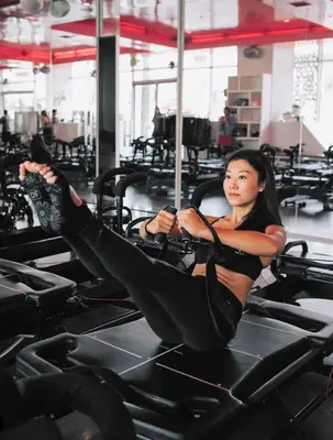 person during a workout 