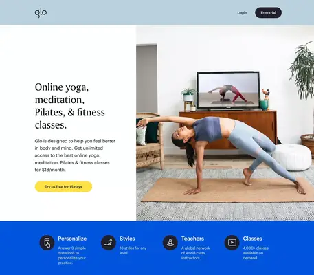 person doing workout at home