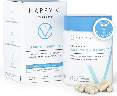 Happy V Prebiotic + Probiotic