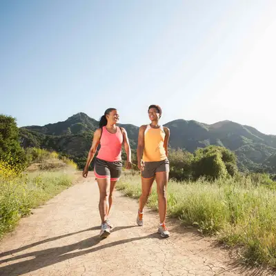 Women Walking Outside