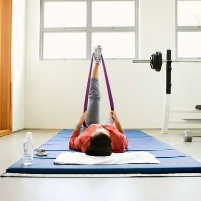 Resistance Hamstring Stretch