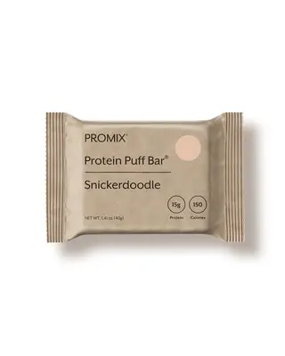 Snickerdoodle puff protein snack bar