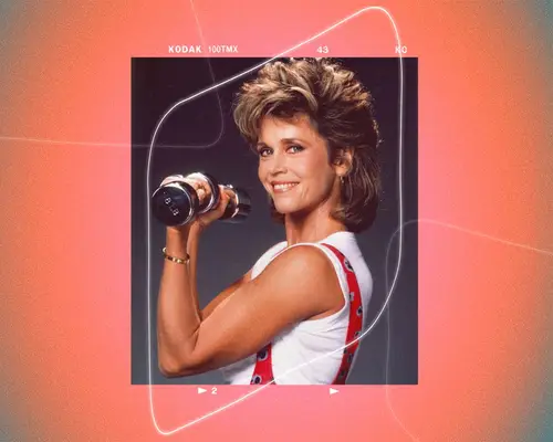 jane fonda workout video design