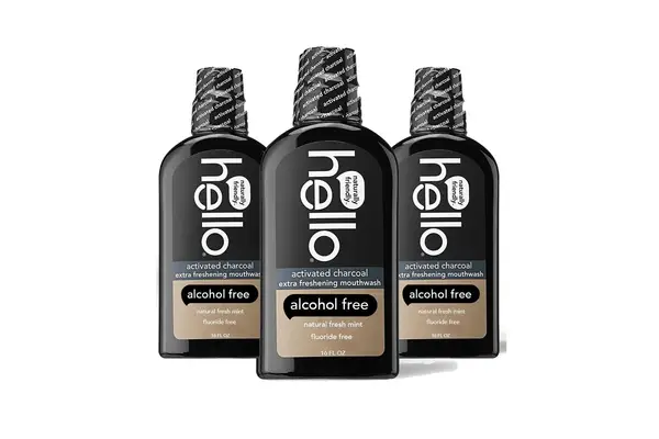 hello Activated Charcoal Extra Freshening Mouthwash