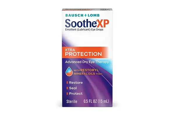 Bausch & Lomb Soothe XP Emollient (Lubricant) Eye Drops - Preservative Free