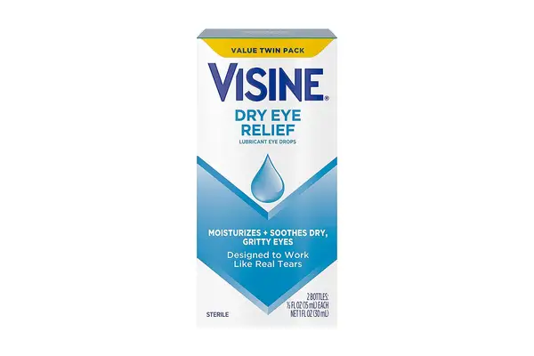 Visine Dry Eye Relief Lubricating Eye Drops