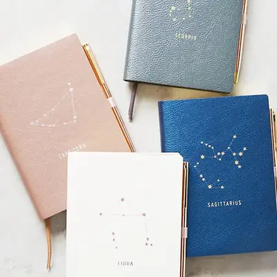 Moon rituals: Anthropologie zodiac journals