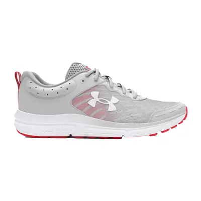 Under Armour UA Charged Assert 10 Running Shoes in halo gray and white