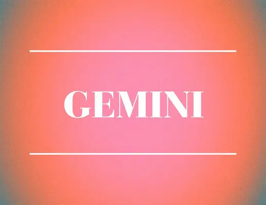 gemini zodiac sign design
