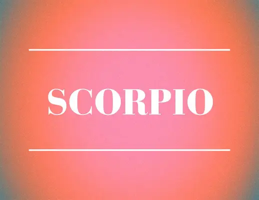 scorpio zodiac sign design
