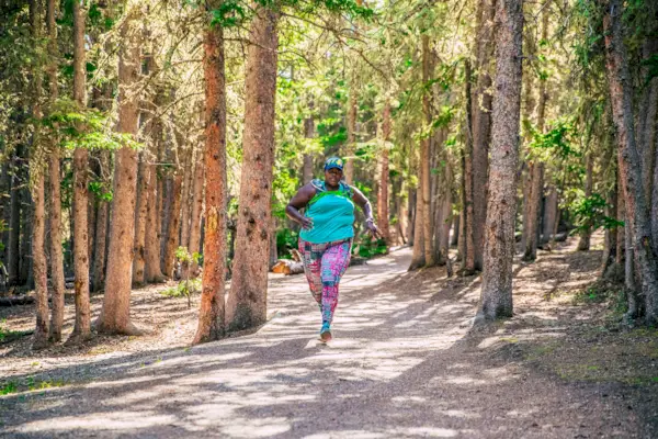 Tree, Trail, Natural environment, Jogging, Forest, Woodland, Recreation, Biome, Running, Woody plant, 